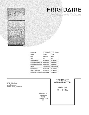 Diagram for FFTR2126LW9