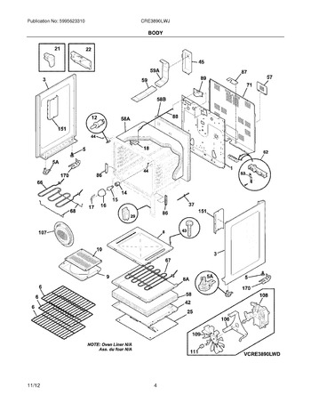 Diagram for CRE3890LWJ