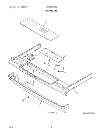 Diagram for EW30GS75KSD