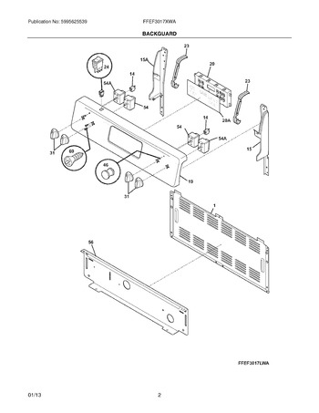 Diagram for FFEF3017XWA