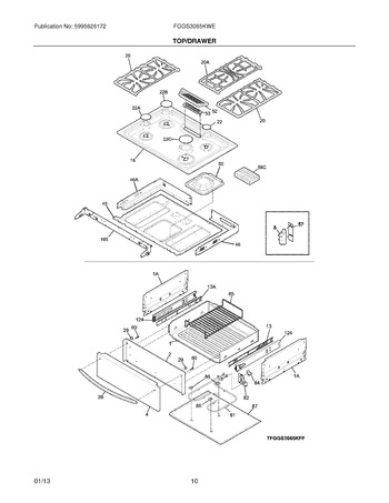 Diagram for FGGS3065KWE