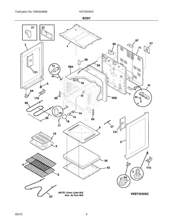 Diagram for KEF355XSC