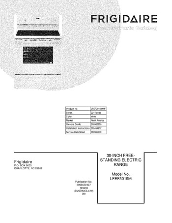 Diagram for LFEF3019MWF