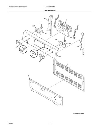 Diagram for LFEF3019MWF