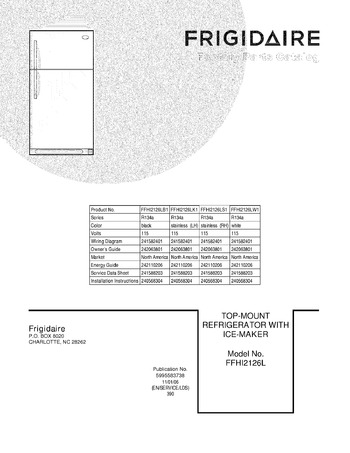 Diagram for FFHI2126LB1