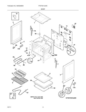 Diagram for FFEF3010LWC