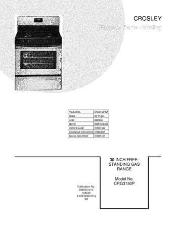 Diagram for CRG3150PSA