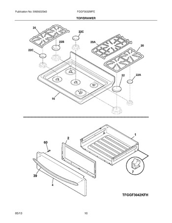 Diagram for FGGF3032MFE