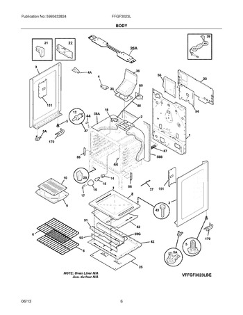 Diagram for FFGF3023LBE