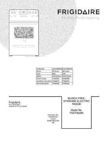 Diagram for FGEF3032KWD