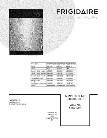 Diagram for FBD2400KW5B