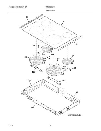 Diagram for FFED3025LSB