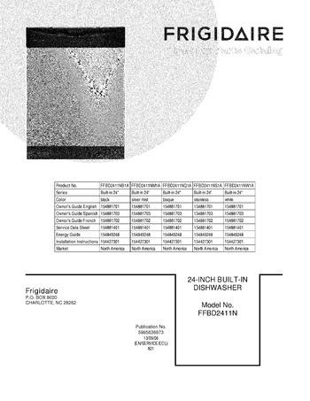 Diagram for FFBD2411NW1A