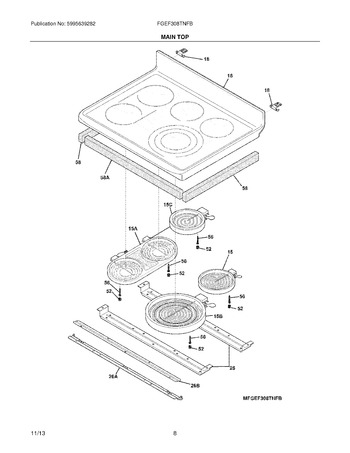 Diagram for FGEF308TNFB