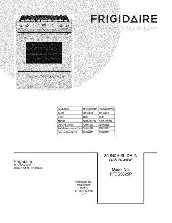 Diagram for FFGS3025PBA