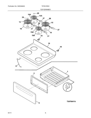 Diagram for TEF351EWH