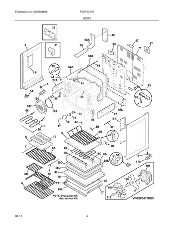 Diagram for FGEF3077KBD