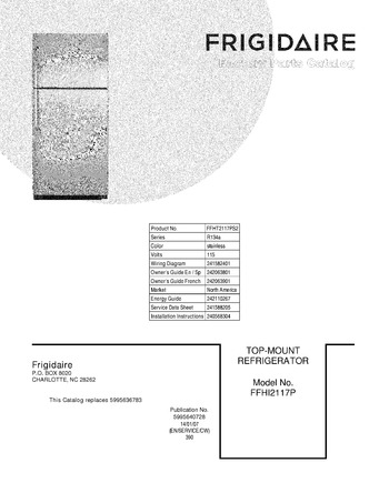 Diagram for FFHT2117PS2