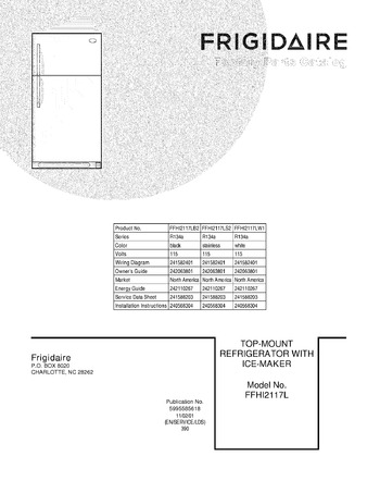 Diagram for FFHI2117LW1