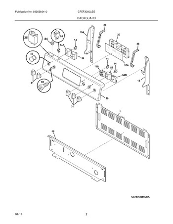 Diagram for CFEF3050LSG