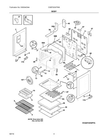 Diagram for CGEF3030PWA