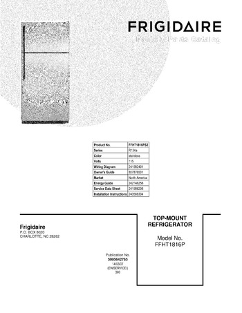 Diagram for FFHT1816PS2