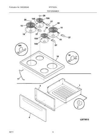 Diagram for XFEF3005LWD