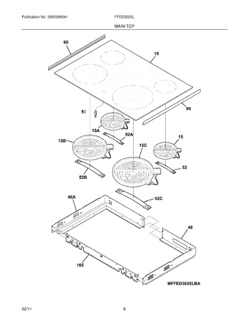 Diagram for FFED3025LBB