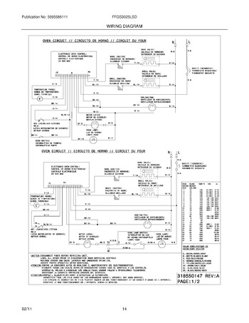 Diagram for FFGS3025LSD