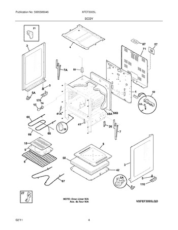 Diagram for XFEF3005LWD