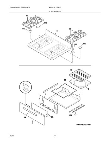 Diagram for FFGF3013ZWC