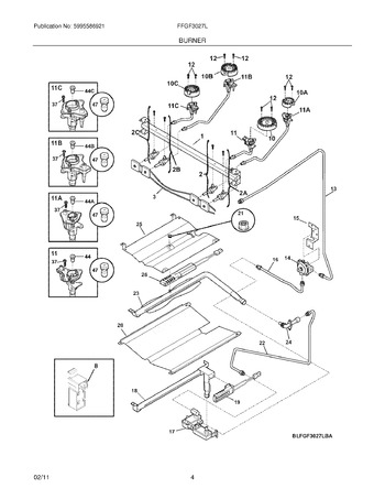 Diagram for FFGF3027LWB