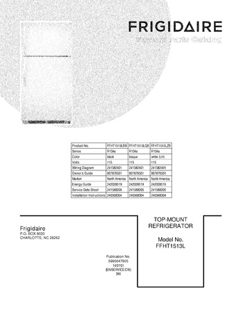 Diagram for FFHT1513LQB