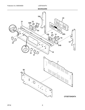 Diagram for LGEF3043KFN