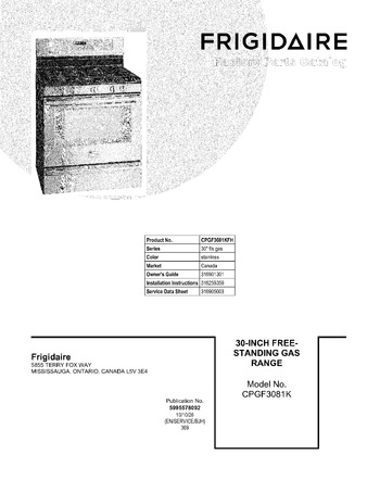 Diagram for CPGF3081KFH