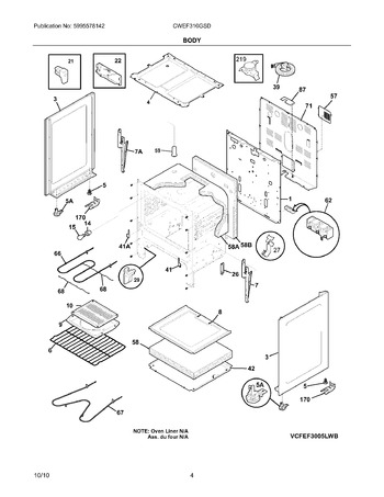 Diagram for CWEF310GSD