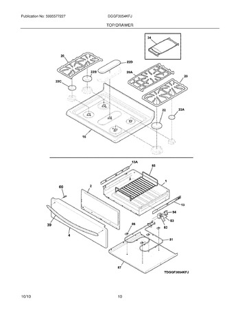 Diagram for DGGF3054KFJ