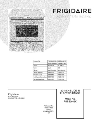 Diagram for FGES3045KBB