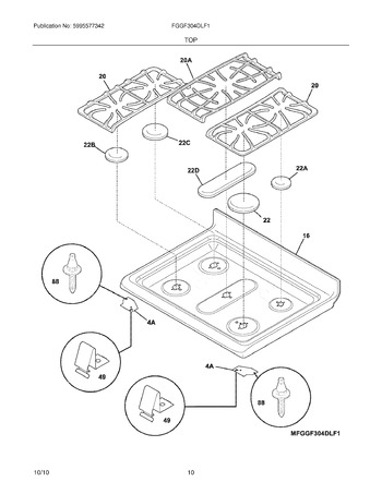 Diagram for FGGF304DLF1