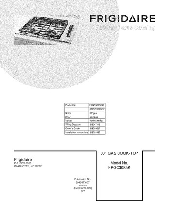 Diagram for FPGC3085KSB