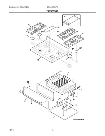 Diagram for FPGF3081KFJ