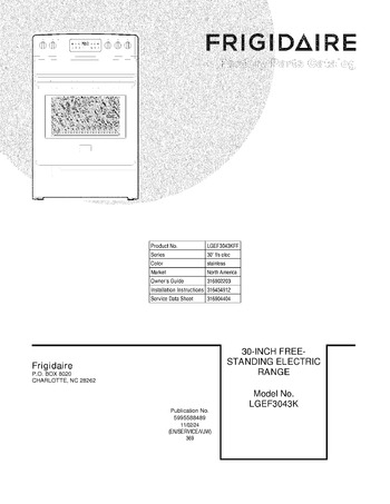 Diagram for LGEF3043KFF