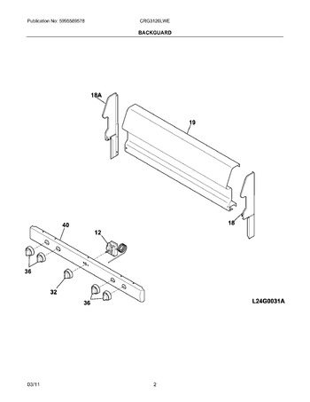 Diagram for CRG3120LWE