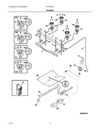 Diagram for FFGF3015LWE