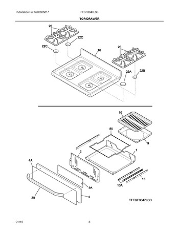 Diagram for FFGF3047LSG