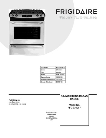 Diagram for FFGS3025PSC