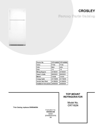 Diagram for CRT182NWA