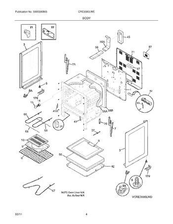 Diagram for CRE3580LWE