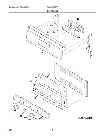 Diagram for DGGF3045RFA