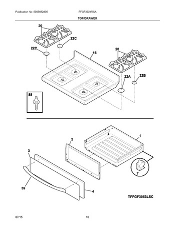 Diagram for FFGF3024RSA